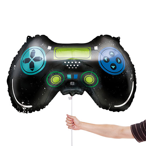 Gaming Controller Shaped Helium Foil Balloon 58cm / 23 in Product Gallery Image