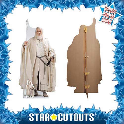 Gandalf the White The Lord of the Rings Lifesize Cardboard Cutout 194cm Product Gallery Image