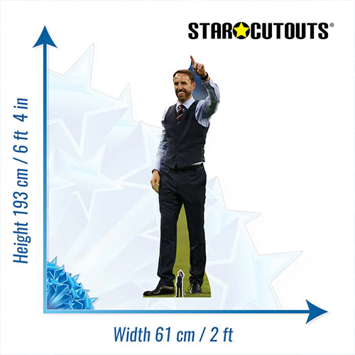 Gareth Southgate England Manager Lifesize Cardboard Cutout 193cm Product Gallery Image