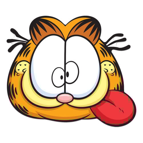 Garfield the Cat Cardboard Face Masks - Pack of 6 Product Gallery Image