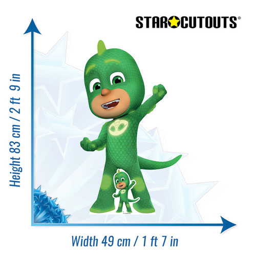 Gekko PJ Masks Star Mini Cardboard Cutout 83cm Product Gallery Image