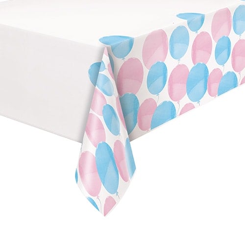 Gender Reveal Party Plastic Tablecover 213cm x 137cm Product Image