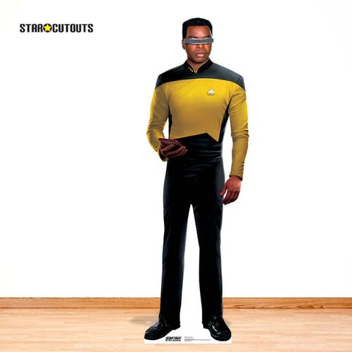 Geordi La Forge Star Trek: The Next Generation LeVar Burton Lifesize Cardboard Cutout 172cm Product Gallery Image