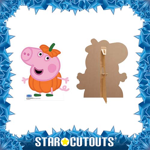 George Pig Peppa Pig Halloween Star Mini Cardboard Cutout 54cm Product Gallery Image