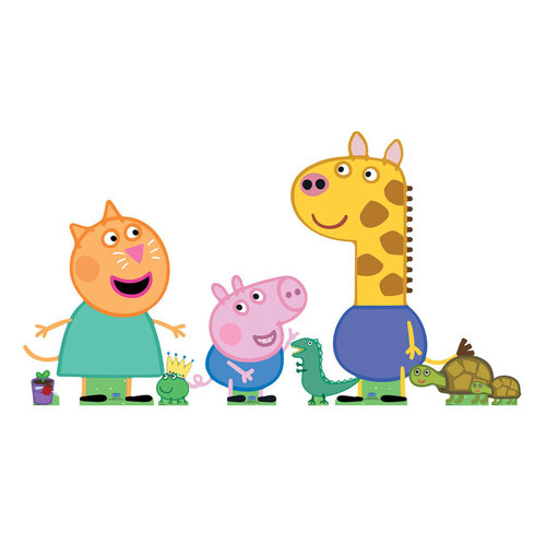 Gerald, George and Candy (Peppa Pig) Cardboard Cutouts Decoration Pack Product Gallery Image