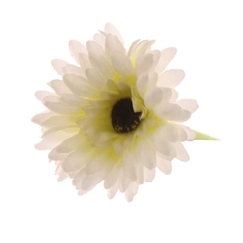 Gerbera Cream Artificial Silk Flower 54cm Product Gallery Image