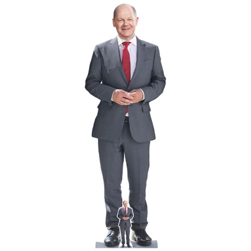 German Chancellor Olaf Scholz Lifesize Cardboard Cutout 171cm Product Gallery Image