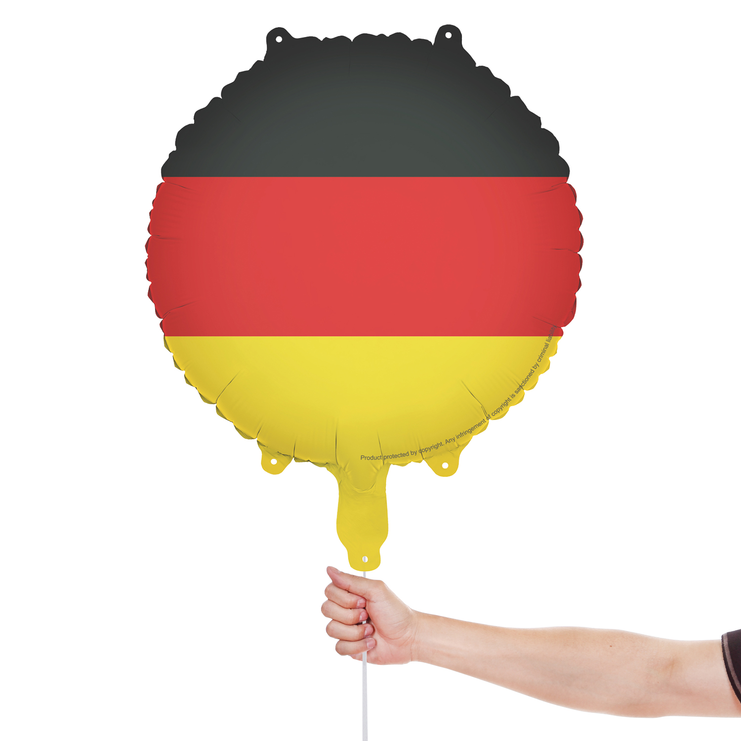 Germany Flag Round Foil Balloon 45cm / 18 in Product Gallery Image