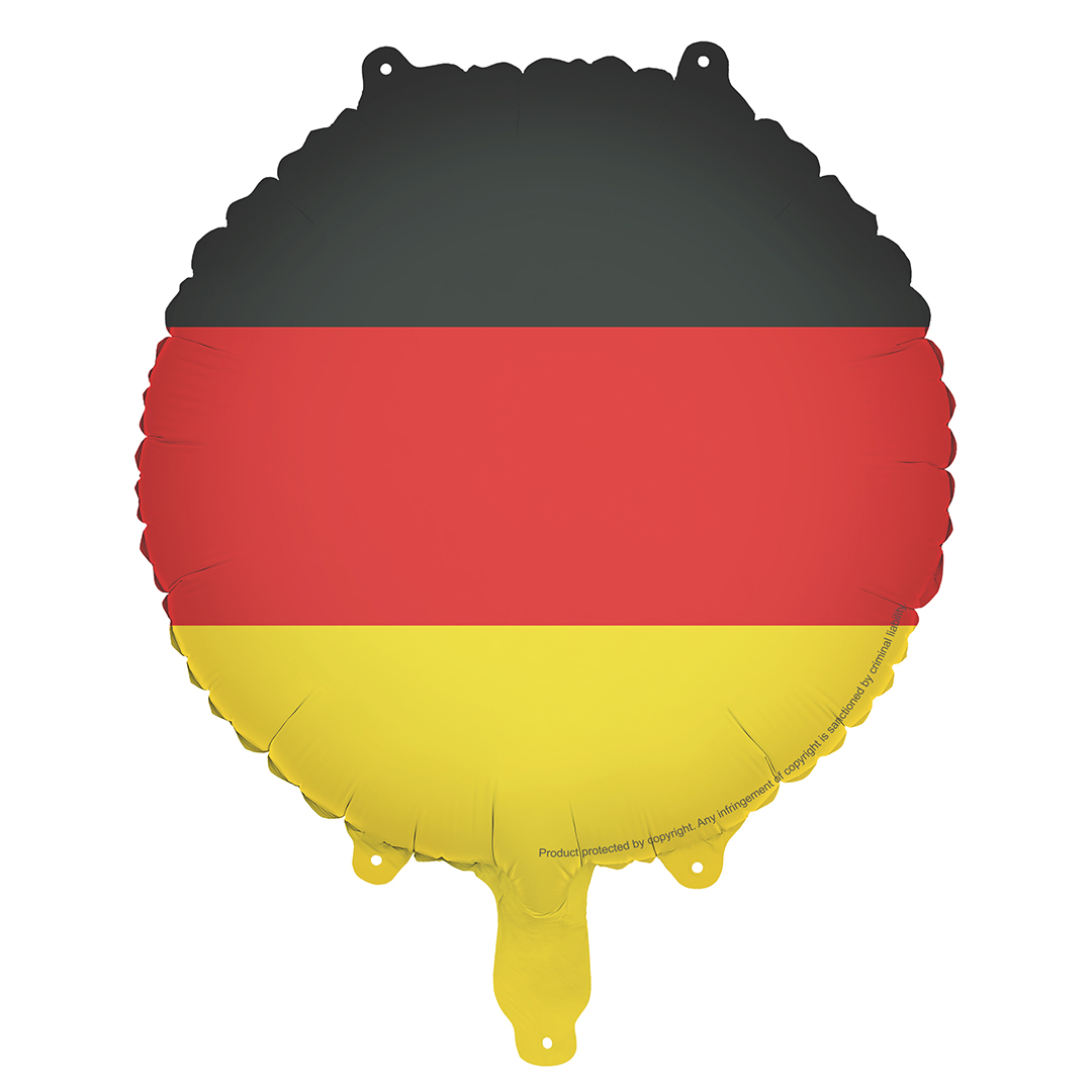 Germany Flag Round Foil Balloon 45cm / 18 in