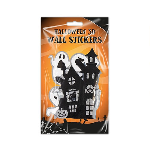 Ghost 3D Halloween Wall Stickers - Pack of 5 Product Gallery Image