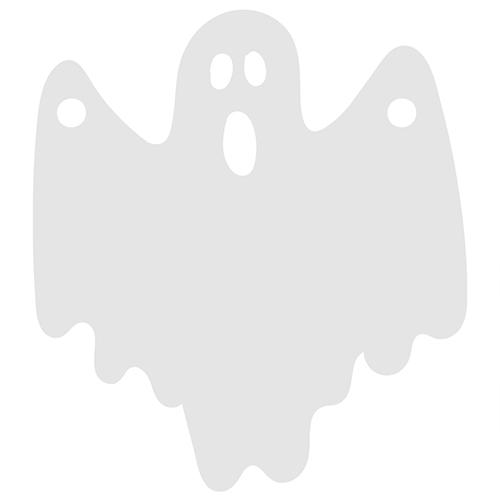 Ghosts Halloween Customisable Recyclable Card Party Bunting Product Gallery Image