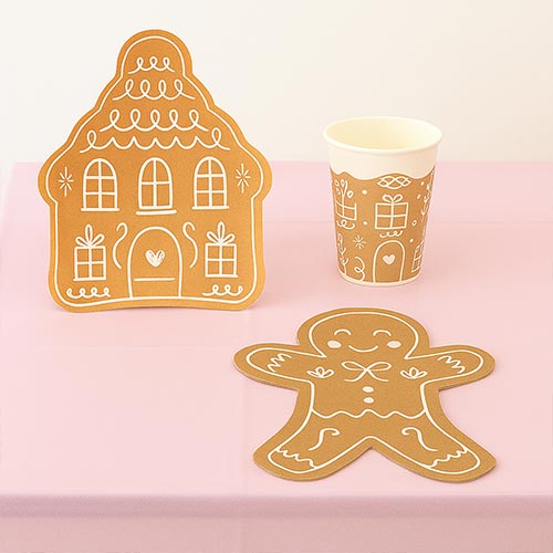 Gingerbread House Christmas 8 Person Value Party Pack Product Gallery Image
