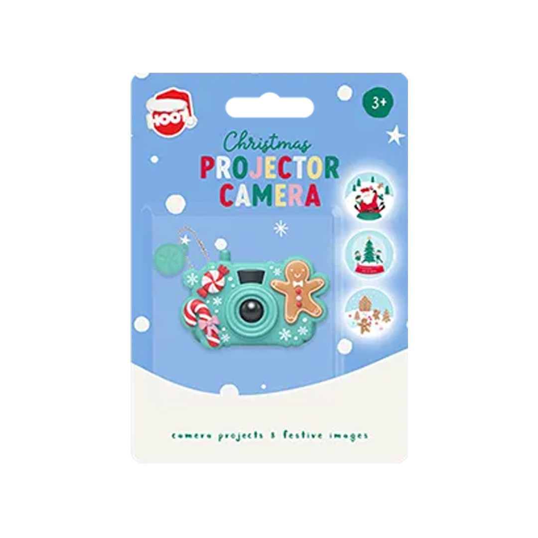 Gingerbread Man Christmas Mint Green Mini Projector Camera 6.5cm