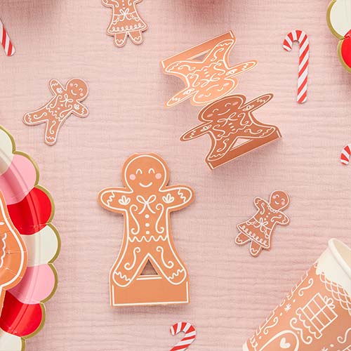 Gingerbread Man Christmas Place Cards - Pack of 10 Product Gallery Image
