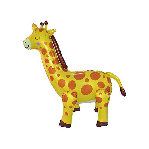 Giraffe 3D Standing Shaped Air Fill Foil Balloon 69cm / 27 in
