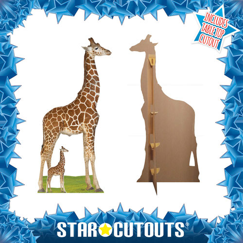 Giraffe Lifesize Cardboard Cutout 196cm Product Gallery Image