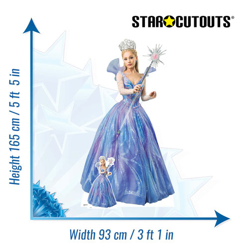 Glinda Wand Universal Pictures Wicked For Good Ariana Grande Lifesize Cardboard Cutout 165cm Product Gallery Image