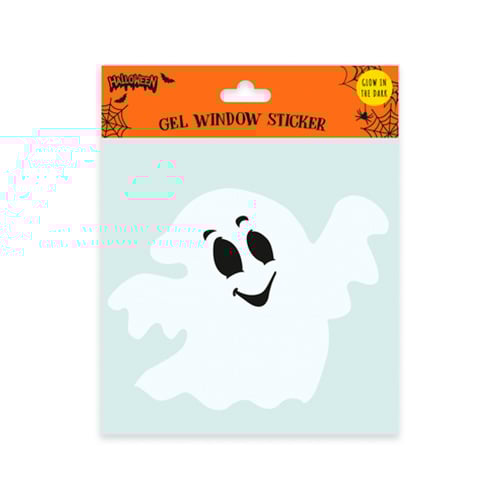 Glow in the Dark Halloween Ghost Gel Window Sticker Decoration Product Gallery Image