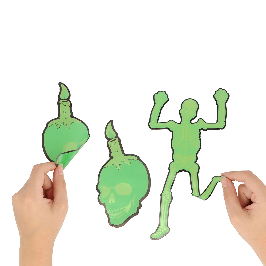 Glow In The Dark Halloween Window Stickers View 3
