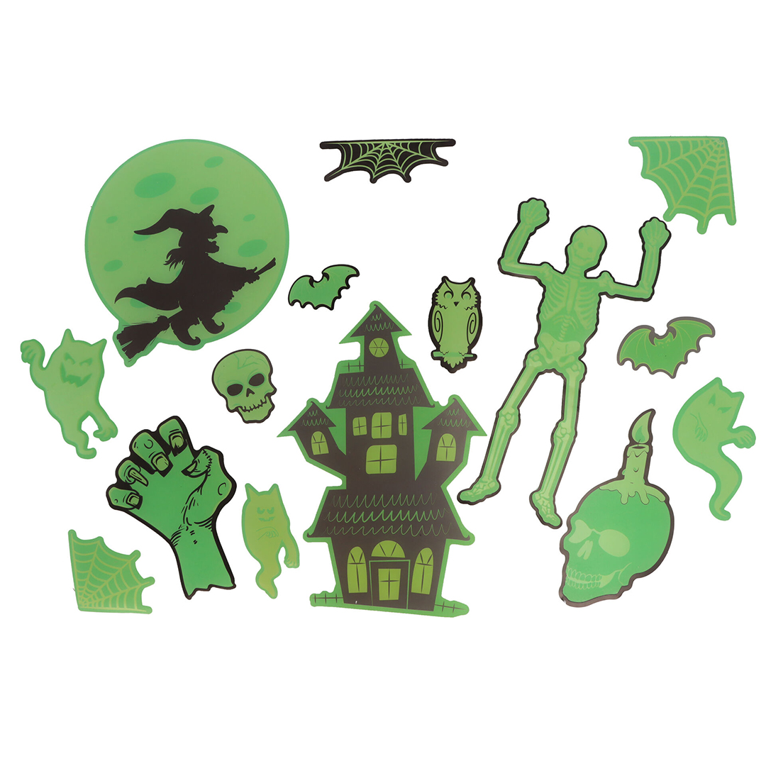 Glow In The Dark Halloween Window Stickers View 4