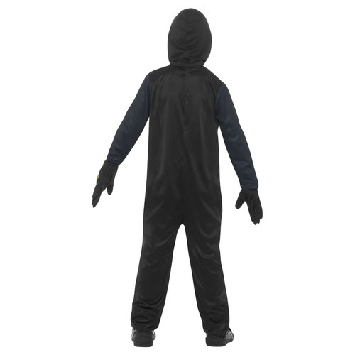 Glow in the Dark Multicoloured Skeleton Fancy Dress Costume Kids Unisex Small - Age 4-6 Product Gallery Image