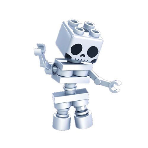 Glow in the Dark Skeleton Halloween Character Block Kit Product Gallery Image