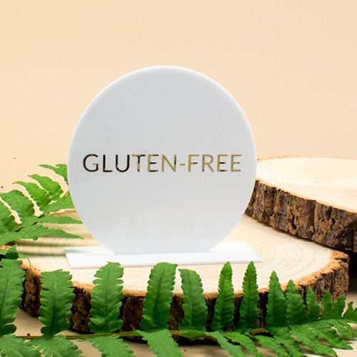 Gluten-Free Food Acrylic Table Signs Product Image
