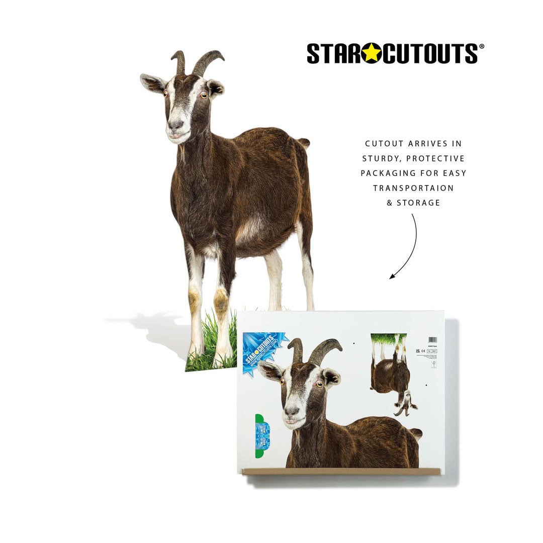 Goat Lifesize Cardboard Cutout 133cm View 7