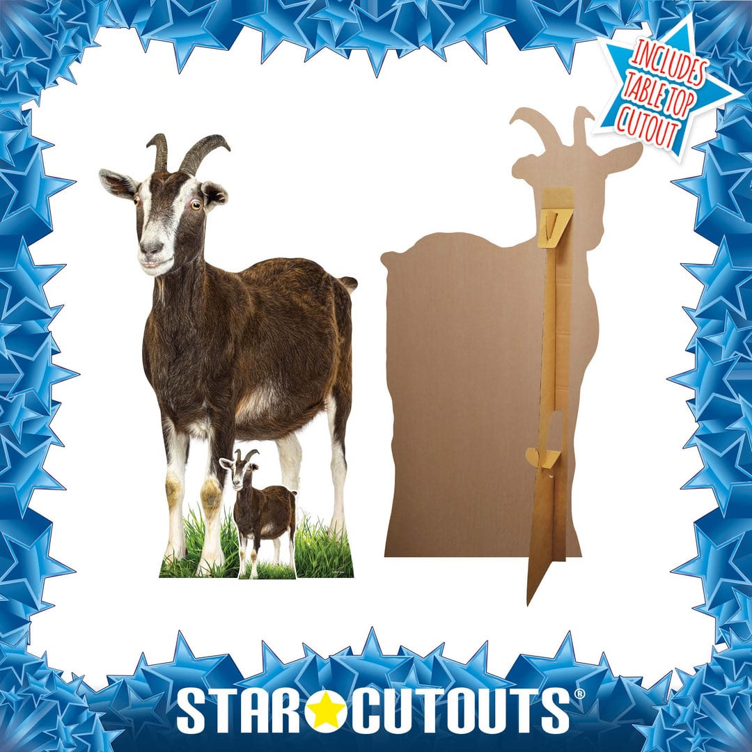 Goat Lifesize Cardboard Cutout 133cm View 2