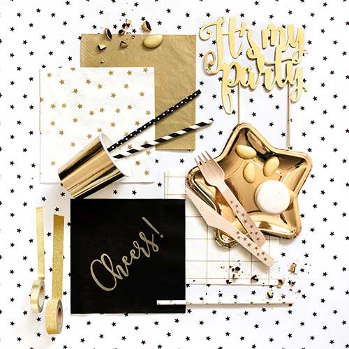 Gold & Silver Decorative Sticky Washi Tape - Pack of 4 Product Gallery Image