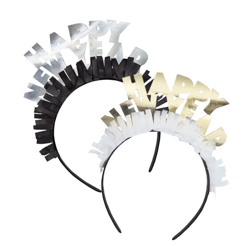 Happy New Year Assorted Headbands - Pack of 4 Product Image