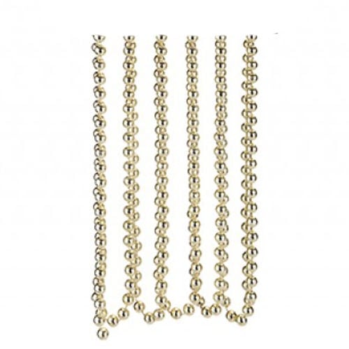 Gold Bead Chain Christmas Decoration 2.7m Product Image