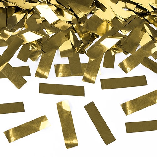 Gold Metallic Large Confetti Cannon 60cm Product Gallery Image