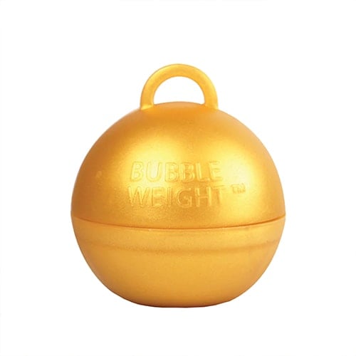 Gold Metallic Finish Bubble Balloon Weight 35g Product Image