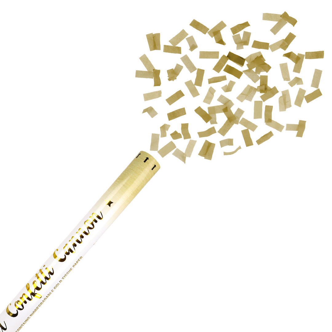Gold Paper Biodegradable Extra Large Confetti Cannon 80cm