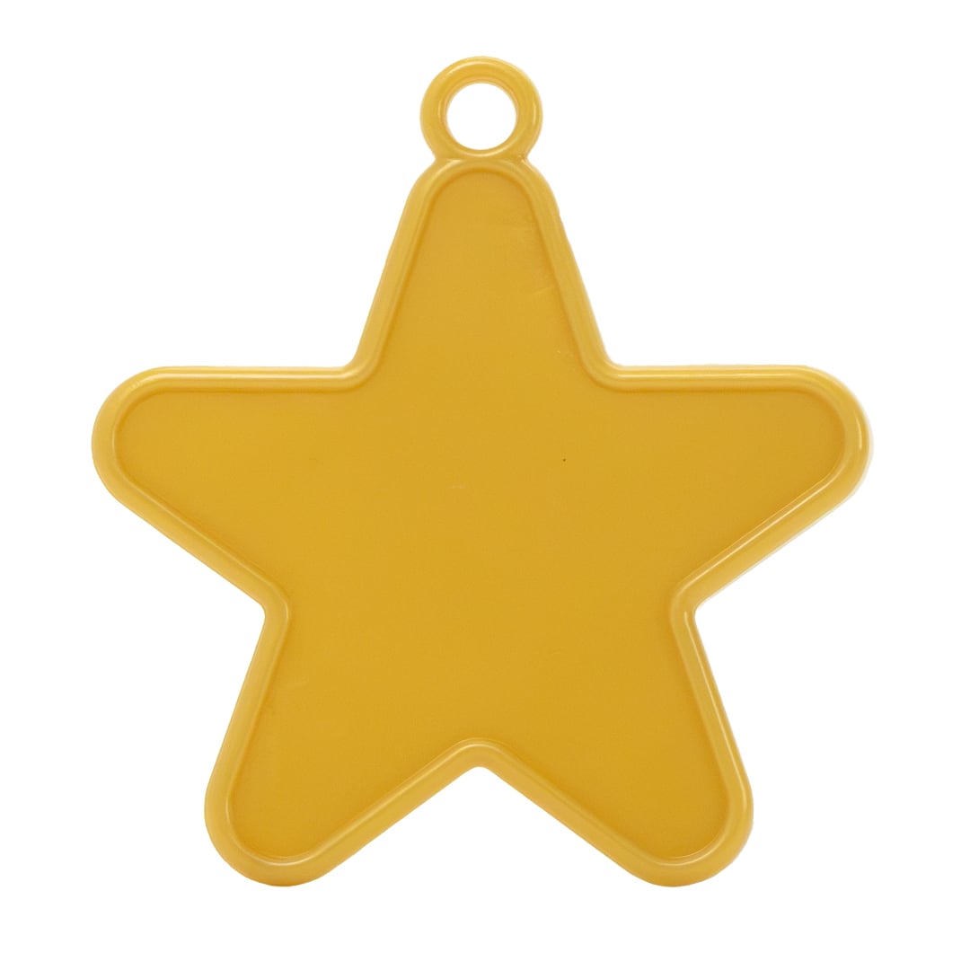Gold Plastic Star Shaped Balloon Weight 10g