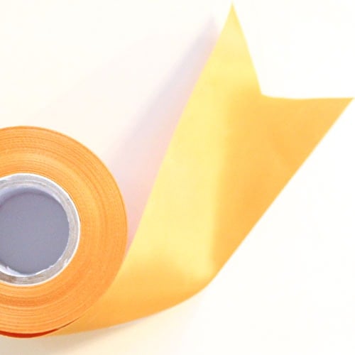 Gold Satin Faced Ribbon Reel 70mm x 25m Product Image