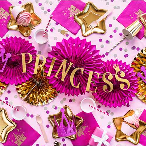 Metallic Gold Star Shape Foil Paper Plates 18cm - Pack of 6 Product Gallery Image