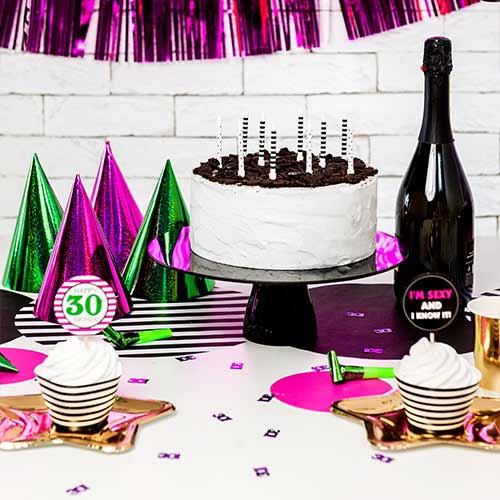 Metallic Gold Star Shape Foil Paper Plates 18cm - Pack of 6 Product Gallery Image