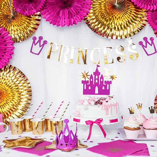 Metallic Gold Star Shape Foil Paper Plates 18cm - Pack of 6 Product Gallery Image