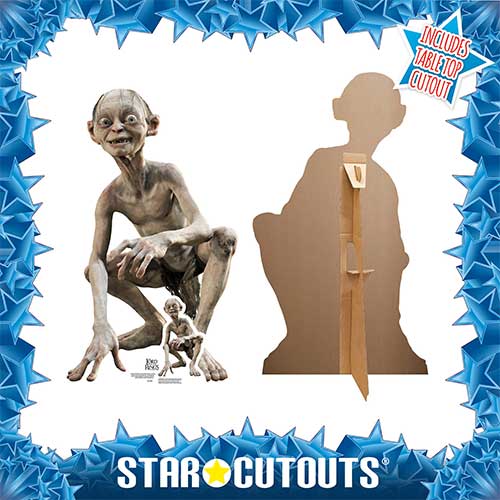 Gollum The Lord of the Rings Star Mini Cardboard Cutout 88cm Product Gallery Image