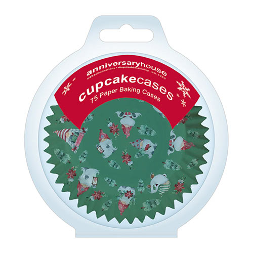 Gonk Christmas Paper Cupcake Cases - Pack of 75 Product Gallery Image