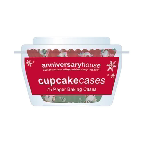 Gonk Christmas Paper Cupcake Cases - Pack of 75 Product Gallery Image