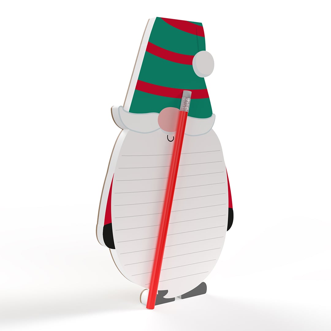 Gonk Christmas Notebook with Pencil