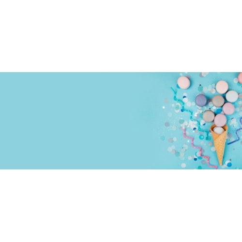 Good Vibes Ice Cream Design Large Personalised Banner - 10ft x 4ft