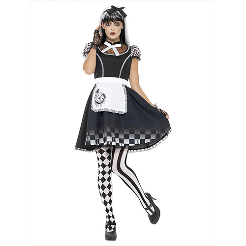 Gothic Alice Fancy Dress Costume Ladies Extra Small - UK 4-6 Product Gallery Image