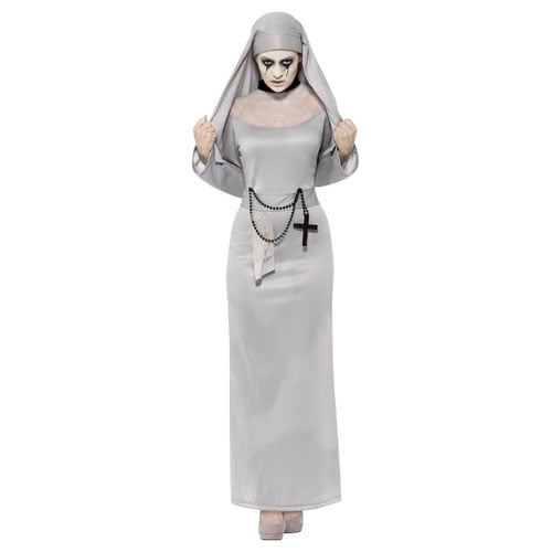 Gothic Nun Fancy Dress Costume Ladies Small - UK 8-10 Product Gallery Image