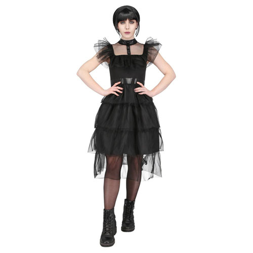 Gothic Prom Fancy Dress Costume Ladies Extra Small - UK 4-6 Product Gallery Image