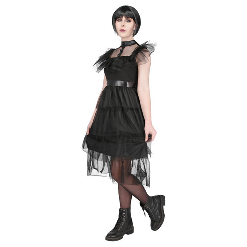 Gothic Prom Fancy Dress Costume Ladies Extra Small - UK 4-6 Product Gallery Image