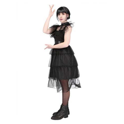 Gothic Prom Fancy Dress Costume Ladies Extra Small - UK 4-6 Product Gallery Image